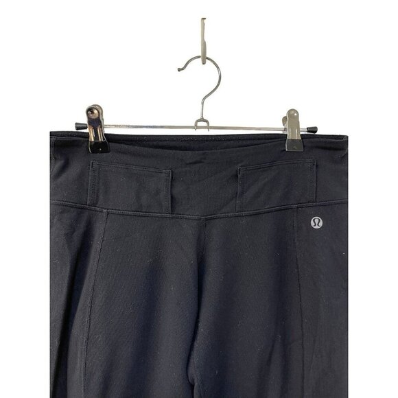 Lululemon Wide Leg Capri Shorts Leggings Black - Picture 2 of 6